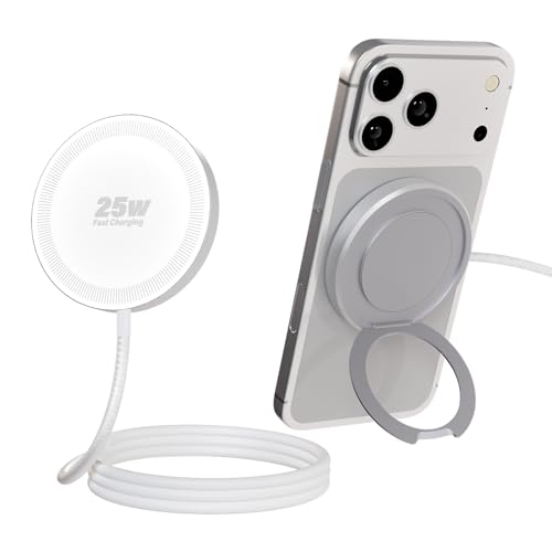 Magnetic Wireless iPhone Charger Fast Phone Charger with Kickstand - image 1