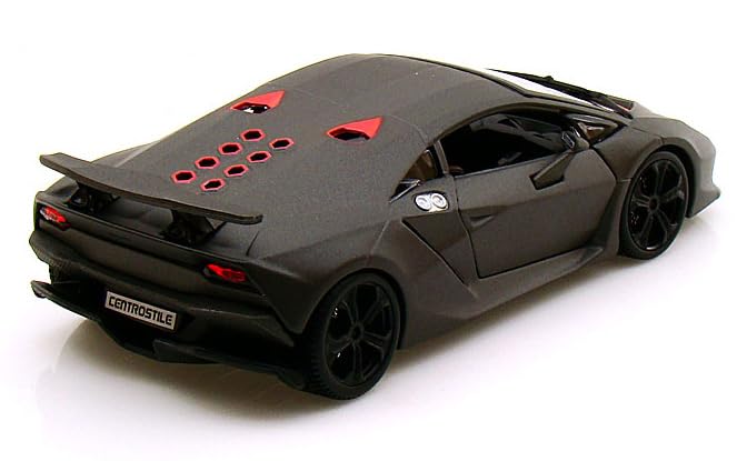 Lambo Sesto Elemento Sports Car, Gray - 1:24 miniatura 3