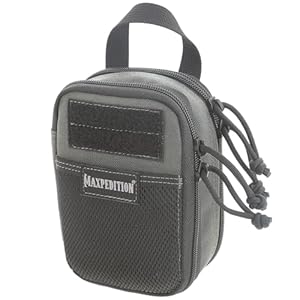 MAXPEDITION Double-Decker Mini Pocket Organizer (4” x 2.5” x 6”) EDC Pouch, Tactical Tool Pouch for Organization, MOLLE Accessories for Everyday Carry, 0258