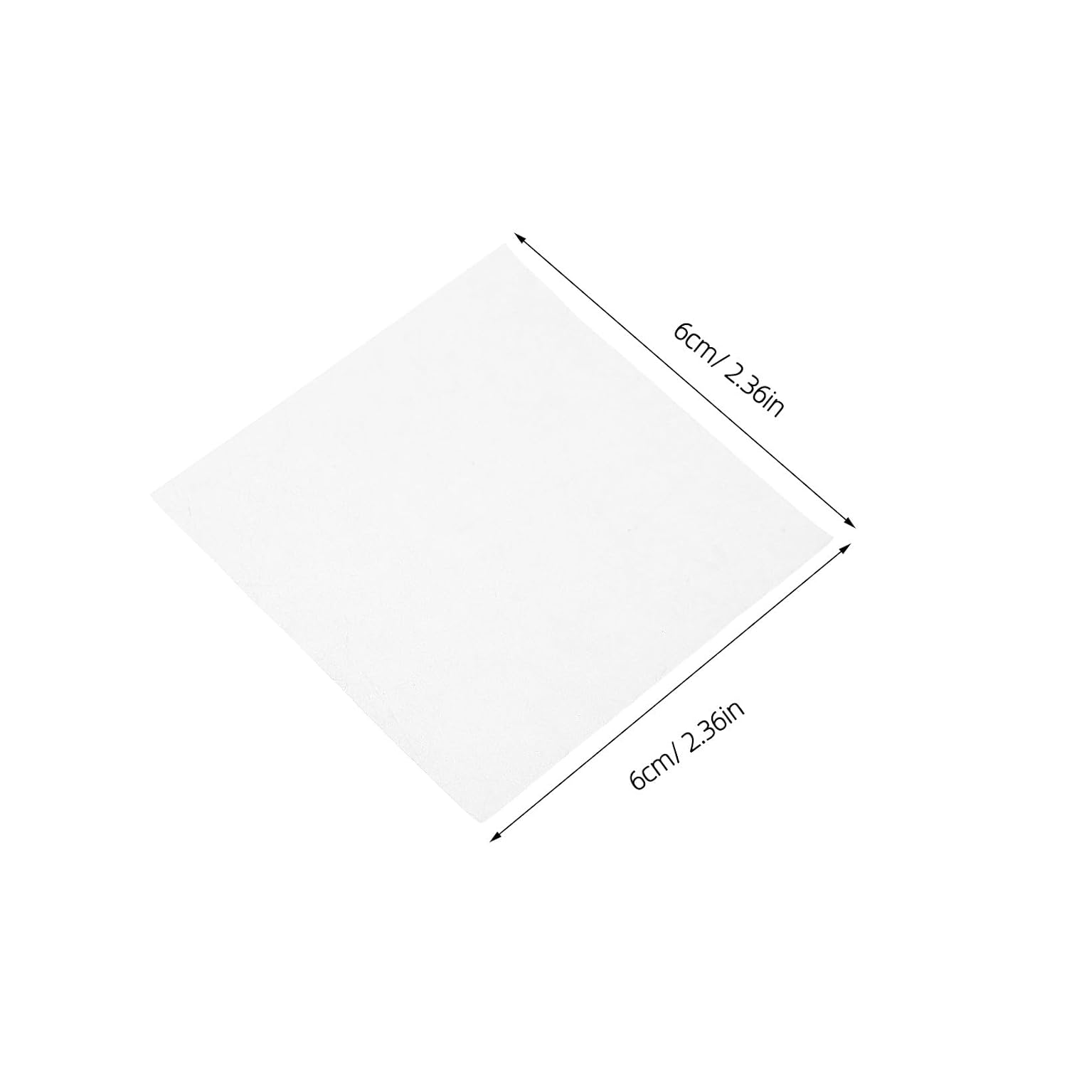 500Sheet Analytical Balance Weigh Paper - Sample Weighing Scale Papers High Gloss for Laboratory Research Measurement and Transfer 2.36x2.36''
