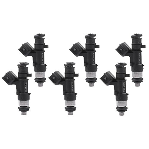 Fuel Injectors ECCPP 6pcs Black 4 Hole Fuel Injector Kits 0280158028 fit for Chrysler 300 Town Country Sebring Pacifica,for Dodge Avenger Challenger Charger Journey Grand Caravan Magnum Nitro Stratus