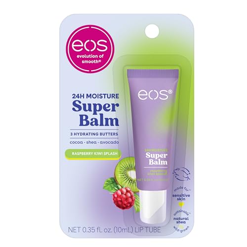 Image of eos 24H Moisture Super Balm- Raspberry Kiwi Splash, Lip Balm, 0.35 fl oz