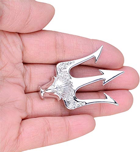 Image of Vintage Alloy Trident Cravat Pin Brooch Pin Lapel Collar Pin Business Shirt Suit Stick Pins