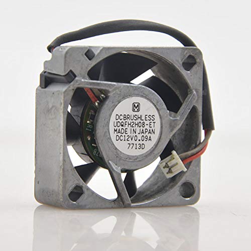 3cm UDQFH2H08 12V 0.09A 3010 High Temperature Resistant Car Headlight Graphics Fan