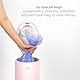 Ubbi Steel Odor Locking Nappy Disposal Bin, No Special Bag Required Money Saving, Awards-Winning, Modern Design Registry Must-Have Diaper Pail, Blush Pink, 1 stück (1er Pack)