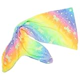 LALADEFIEE Leuchtende Meerjungfrau Decke aus Weichem Flanell Gemütlicher Schlafsack für Mädchen Atmungsaktiv Leicht und Reisetauglich Geschenk zu Weihnachten und Geburtstag