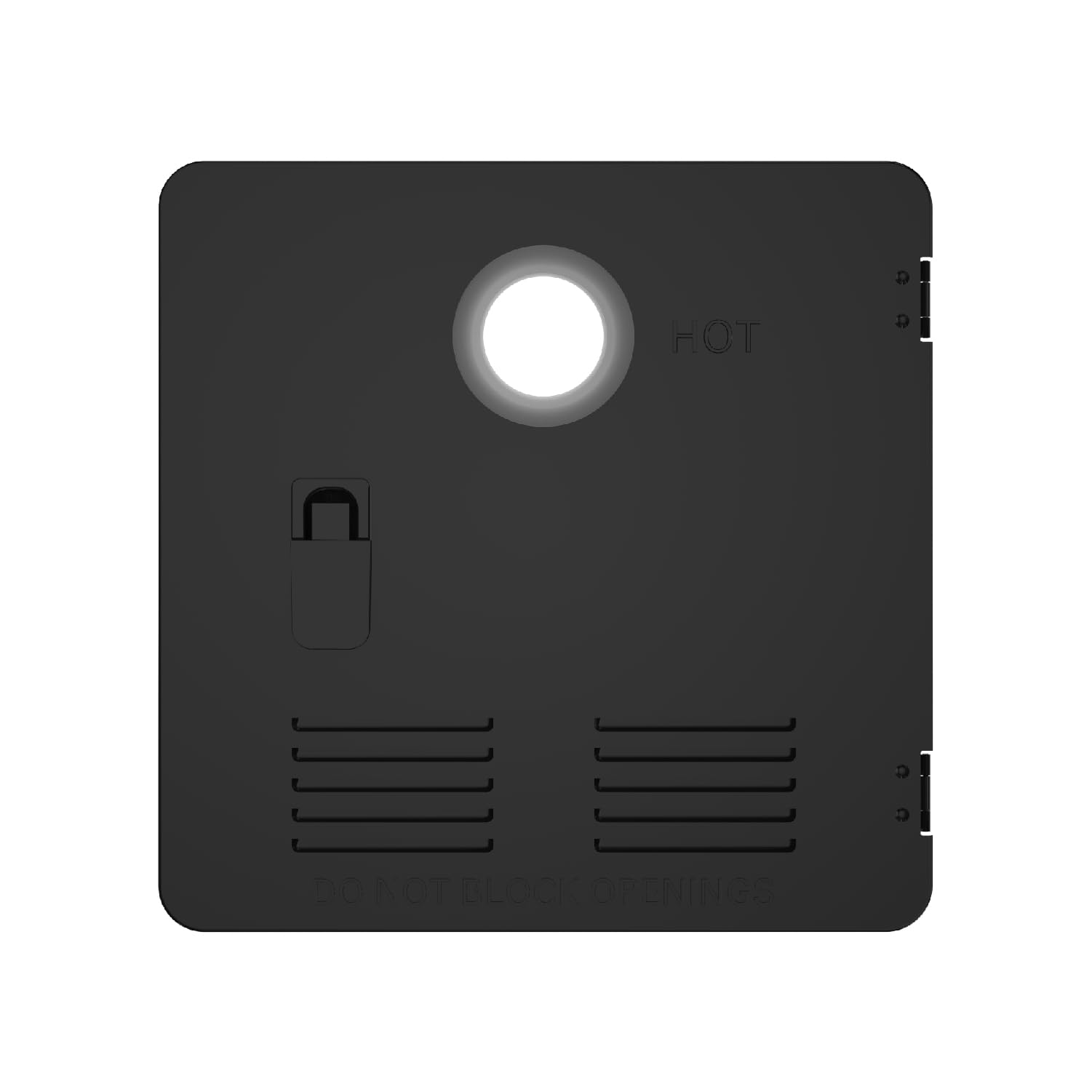 15 x 15 Inches RV Water Heater Black Door. ONLY Door kit for Ranein RV water heaters