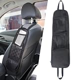 URAQT Organizador Coche, Organizador Lateral de Coche, Protector Asiento Coche, Organizadores de Asiento con 3 Bolsillos, para Guardar Bebidas, Teléfonos Móviles, Cable de Datos