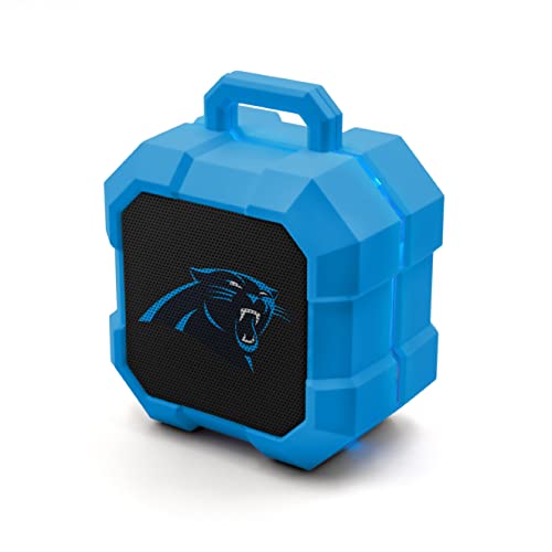 Image of SOAR NFL Shockbox LED Wireless Bluetooth Speaker - Water Resistant IPX4, 5.0 Bluetooth with Over 5 Hours of Play Time - Small Portable Speaker - Officially Licensed NFL, Perfect Home & Outdoor Speaker