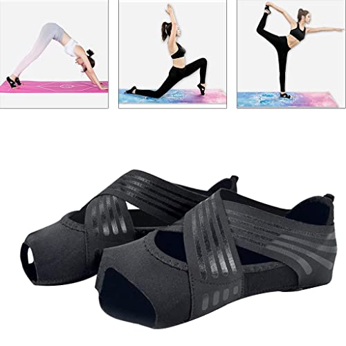 shamjina 2 Pares de Antiderrapantes Femininas Barra para, Pilates Grip, para