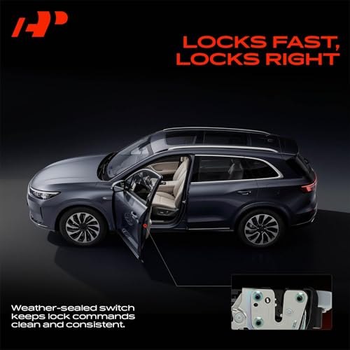 Image of A-Premium Front Right Passenger Side Door Lock Actuator Compatible with Nissan Versa 2010-2011 with Power Door Locks, Versa 2012, 4 Pins Terminal