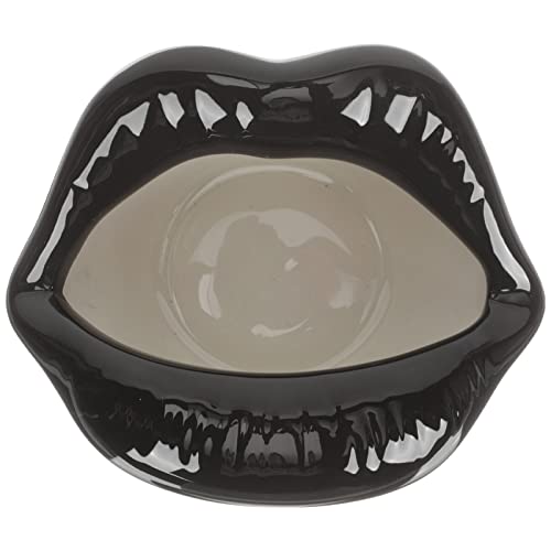 ABOOFAN Cendrier à Cigarettes Forme De Lèvres pour Décoration Intérieur Simple Et Élégant avec Rebord Décoratif pour Usage Domestique Et Professionnel