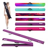 Seven Leap 6ft/8ft Folding Balance Beam, Foldable Gymnastics Balance Beam Foam for Kids and Toddlers 3-12,Folding Beam with Non Slip Rubber Base, (Purple, 8 Ft)