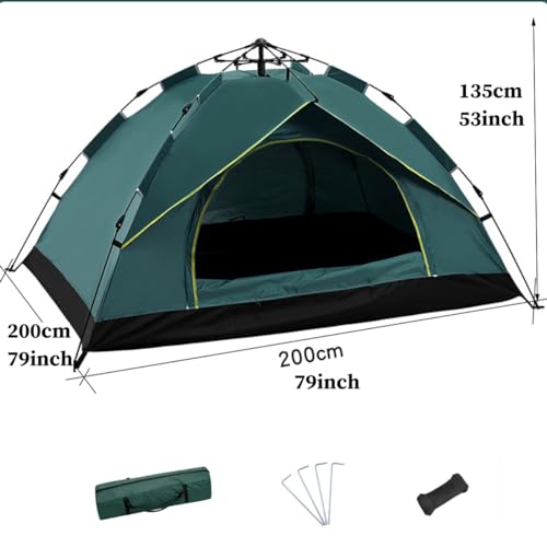 Carpa para 3 personas, fácil armado, ligera y portátil miniatura 7