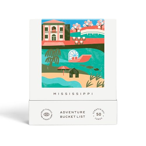 Mississippi Adventure Bucket List: 50 Scratch-Off Cards for...