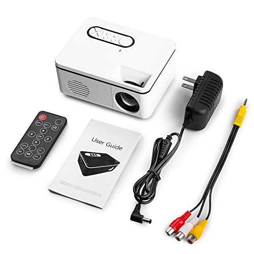 LDGG Portátil LED Projector 1080P Mini Projetor 20-70 Polegadas Display de 50000 Horas Vida Útil Do