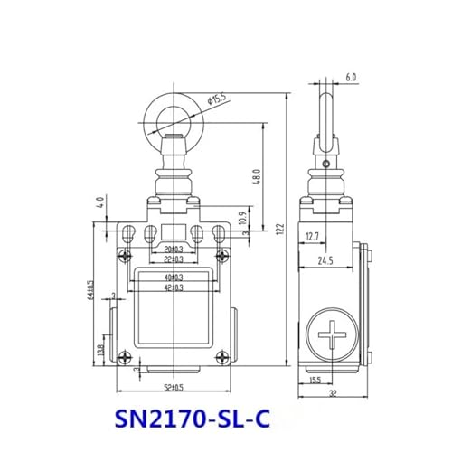 Interrupteur de fin de course SN6170-SL-CR pour automatisme industriel - 6