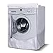 WISCLASS Coprilavatrice Da Esterno,copri Lavatrice Per Interno Con Aperture Anteriori,Copri Lavatrice Da Esterno Impermeabile,Anti-UV Lavatrice Copertura,60 X 64 X 85Cm,(d'argento)