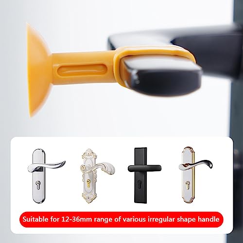 XIZONLIN Silicone Door Stoppers 5Pcs Door Knob Bumper Anti Collision Door Handle Crash Pad Wall Protector for Bedroom Bathroom Kitchen Home - Image 4
