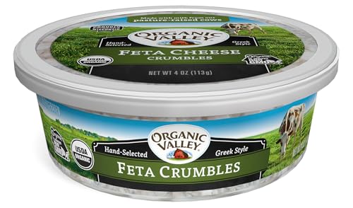 Organic Valley Organic Feta Cheese Crumbles, 4 oz