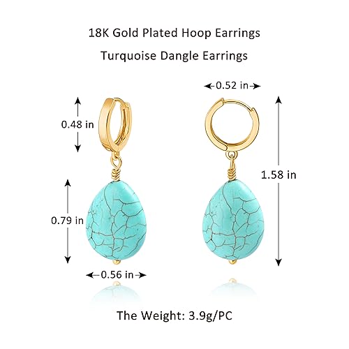 18K Gold Evil Eye Cross Huggie Hoop Earrings Dainty Simple Turquoise Drop Dangle Earrings for Women CZ Cute Earrings4