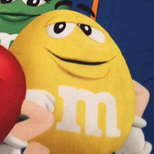 M&M Fleece Blanket With All M&M Characters #TOP4
