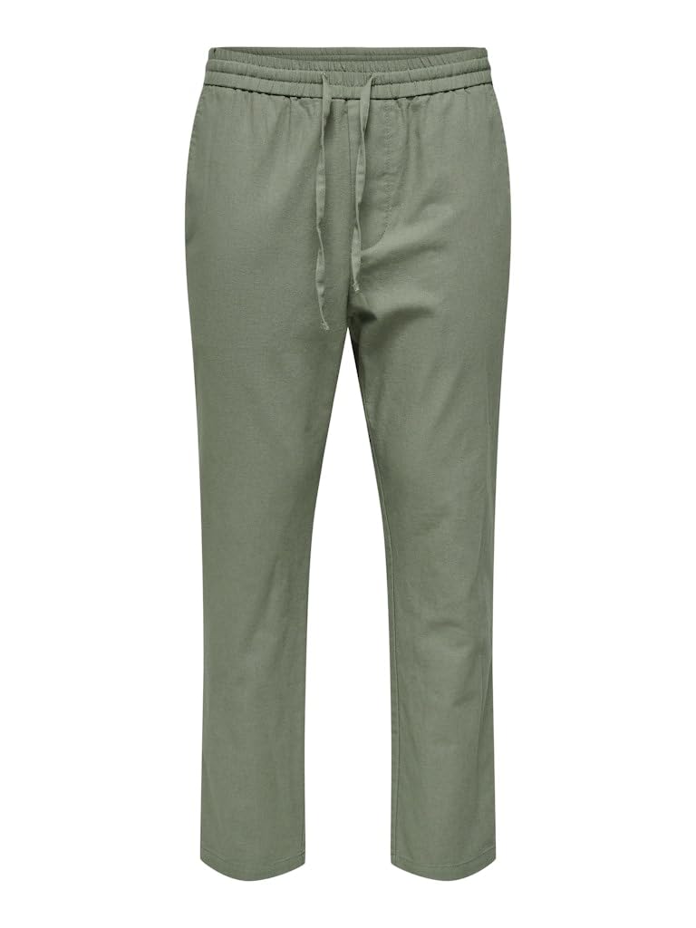 ONLY & SONS ONSLINUS Crop 0007 COT LIN PNT NOOS