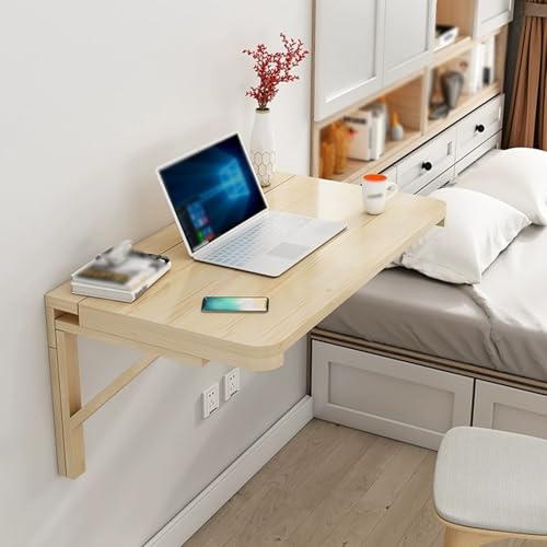 Table pliante murale 120x60 en bois pour petit espace - 3