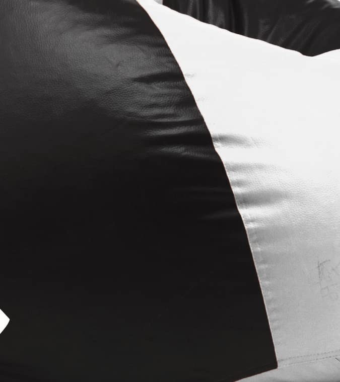 Image of Sattva Classic Bean Bag Cover Without Beans XXL Size Dual Colour - Black White