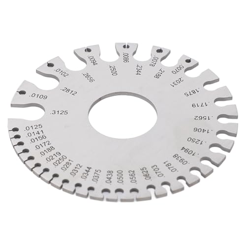 Medidor De Espesor De Acero Inoxidable Portátil Redondo miniatura 4