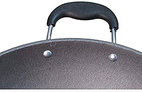 Wok de hierro fundido sin recubrimiento 34 cm miniatura 5