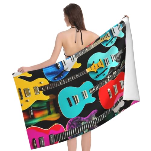Toalla de playa de guitarras: secado rápido y comodidad en tus viajes 4
