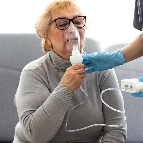 Image of 10 Pack Tubing Support Crimp Straightener, Nasal Cannula Keep Hose Kinking Accessory, Prevent Bending Spiral Cable Wrap Tube Protector Concentrator Holder for Respiratory Device(Radiant Blue & Silver)