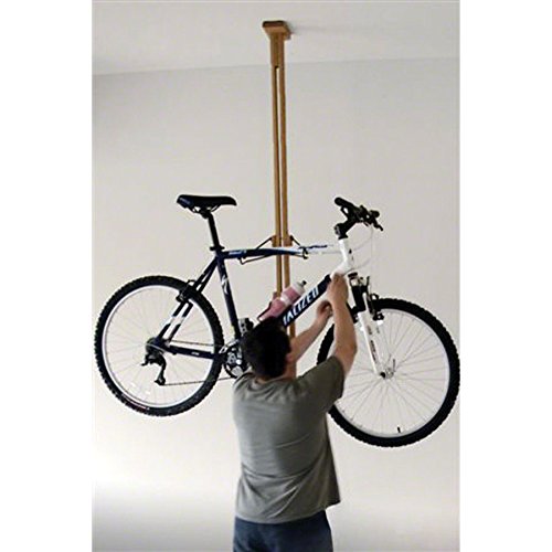自転車用ラックGear up OakRak 4Bike Rack(Walnut) Review: GearUp OakRak Floor-to-Ceiling 2 to 4-bike rack
