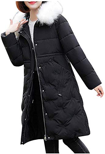 Preisvergleich Produktbild QIBIN Lässige Winterjacke für Damen, modisch, warm, mit Reißverschluss, Stehkragen, dicker Übermantel, Staubsaugerteile (Farbe: 4XL, Größe: 4XL)