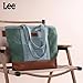 Montana West x Lee Tote Bag for Women Denim Canvas Top Handle Shoulder Purse Handbags with Multi-Pocket for Work, Travel & Everyday Use Deep Jean LEE29-229DJN