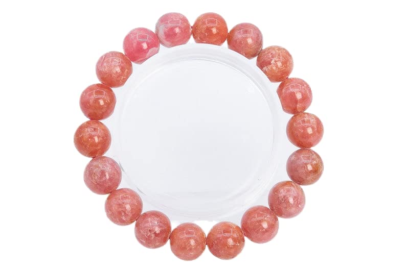 Bracelet en rhodochrosite 10mm, l'accessoire bien-être pour vos séances de yoga et méditation