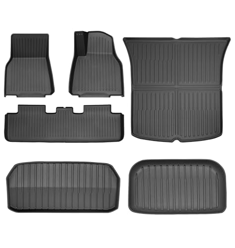SUPER LINER Tesla Model Y Floor Mats 2021-2024 | Custom Fit...