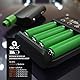 CSL - Universal Batterie Ladegerät - Akku Batterieladegerät Intelligent Battery Charger - für Li-ion, NI-MH, NI-Cd, LiFePo4 Akkus 18650 AA AAA Batterien und Akkus - LCD Display mit Echtzeitanzeige
