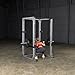 Body-Solid (GPR378 Power Rack - Heavy-Duty Steel Squat Cage with Adjustable Safety Bars and Chin-Up Bar for Home and Light Commercial Gym
