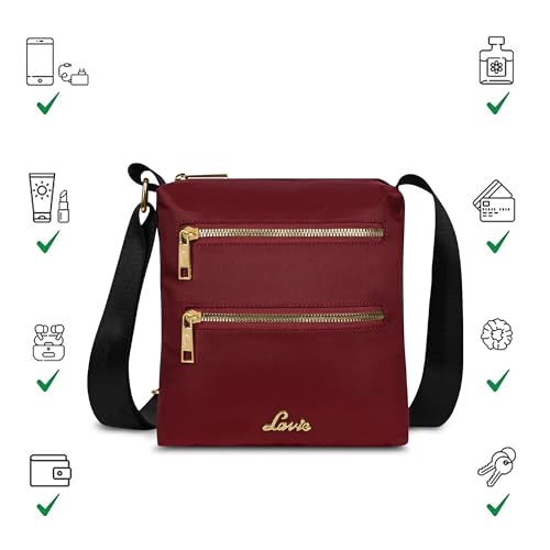 Image of Lavie Women's Miko Cross Body Sling Bag | Ladies Purse Handbag | Gift for Women