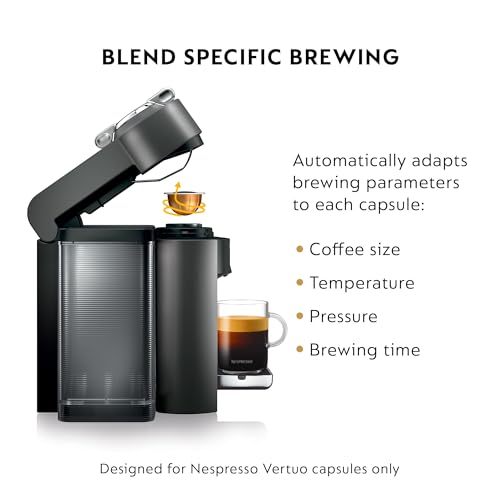 Nespresso Vertuo Coffee and Espresso Maker by De'Longhi, Titan