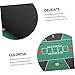 KESYOO Rubber Poker Mat for Family Games Portable 10-Person Table Cover Rectangle Design for Board Games