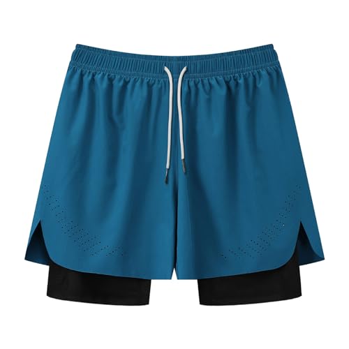 Short de course homme 2 en 1 idéal pour vos sessions de running en ville