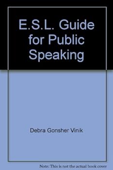 Paperback E.S.L. Guide for Public Speaking Book