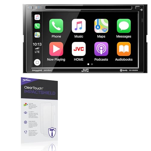 BoxWave Screen Protector Compatible with JVC KW-V950BW - ClearTouch ImpactShield (2-Pack), Impenetrable Screen Protector Flexible Film