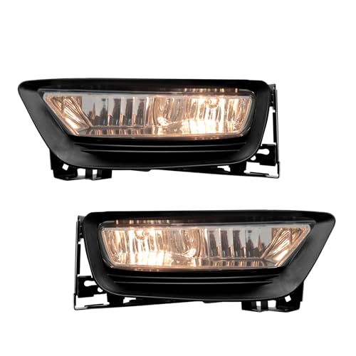 Fog Lights Compatible with Honda Accord 2013 2014 2015 4-door Sedan with H8 12V 55W Halogen Bulbs (Clear Lens) - Image 4
