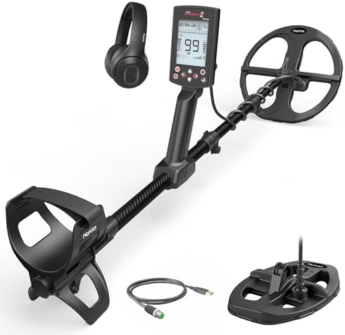 Nokta The Legend 2 Simultaneous Multi Frequency Metal Detector, Waterproof Detector for Adults with Wireless Headphones and 2 Search Coils, Powerful, Lighter, Smarter