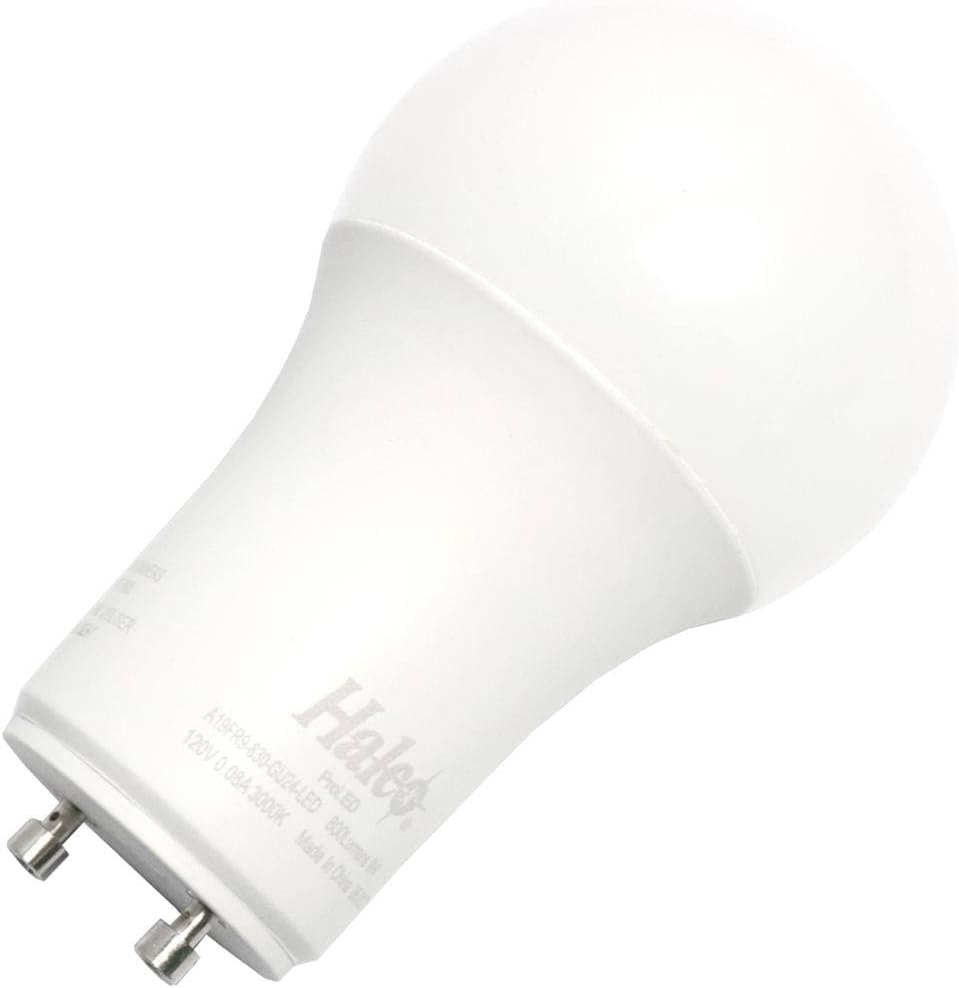 Halco 88056 - A19FR9-830-GU24-LED A19 A Line Pear LED Light Bulb