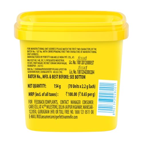Image of Chupa Chups Sour Bites Tub, Mix Fruit Flavour Soft candy, 154gm